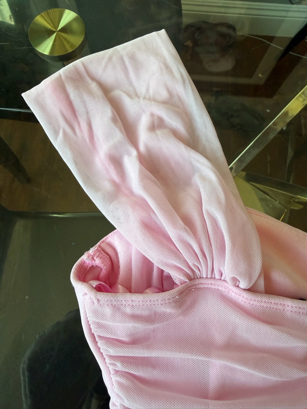 Windsor Pink Ruched Sweetheart Mini Dress - Picture 5 of 5
